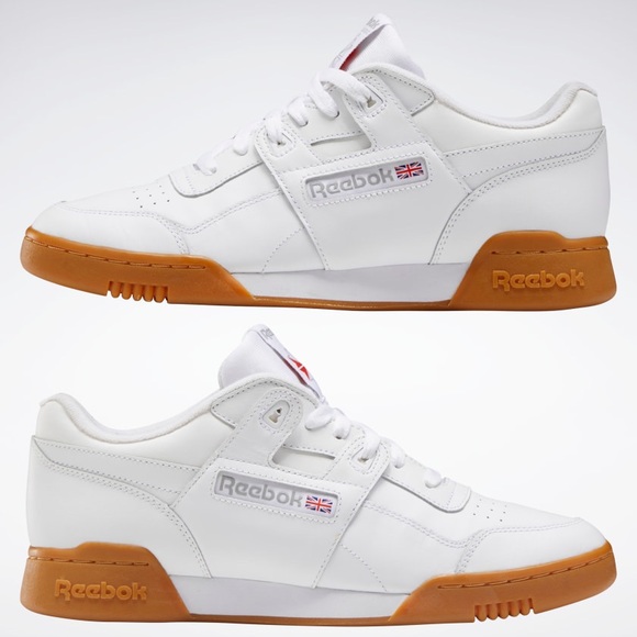SOLD White Reebok Classics with Gum Sole - Picture 7 of 7